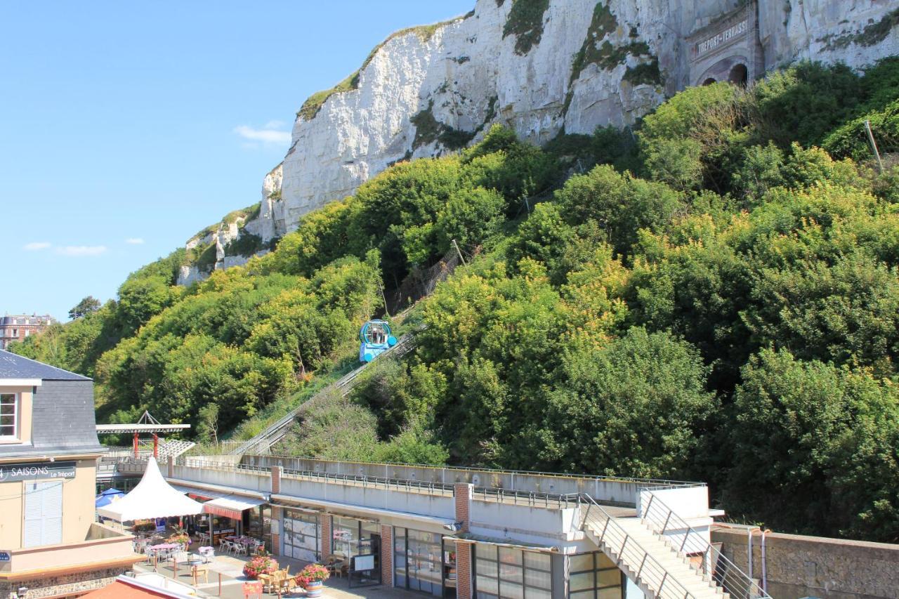 Appart. Superbe Vue Mer Et Funiculaire Apartamento Le Tréport Exterior foto