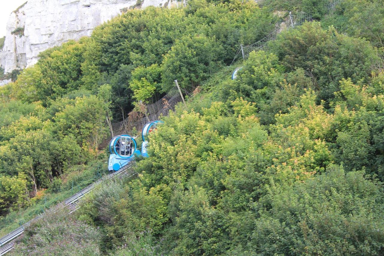 Appart. Superbe Vue Mer Et Funiculaire Apartamento Le Tréport Exterior foto